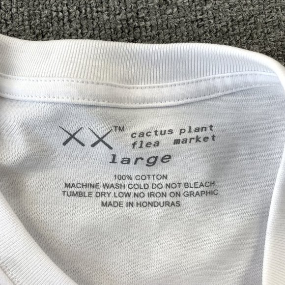 Cactus Plant Flea Market x Kaws Tees - Short Sleeve in White - Picture 2 of 7